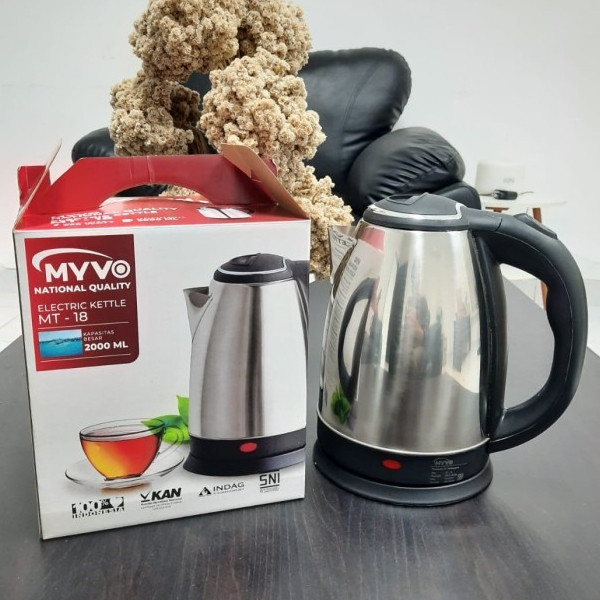 Kettle Listrik Teko Hotel / Cerek 2L MYVO Murah