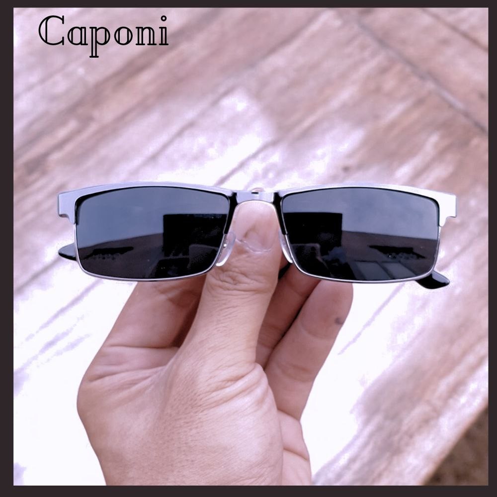 FN600 Kacamata Hitam Minus Pria Wanita Keren Anti Silau Frame Kotak Kecil