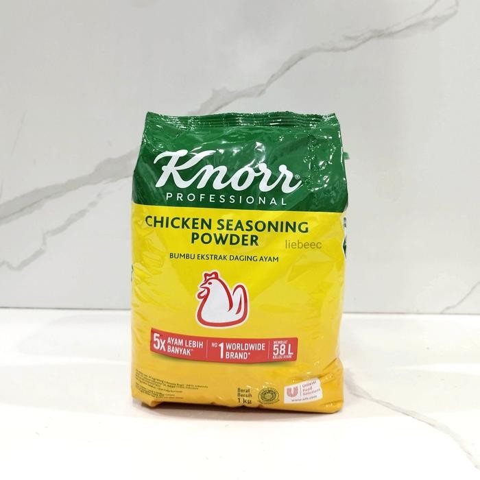 

Terbaru Knorr Chicken Seasoning Powder 1 kg / Kaldu Ayam 1kg Ready