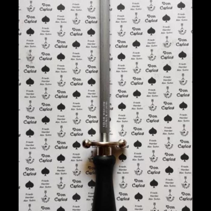 Kristal Asahan Pisau-Sharpener cap Garpu Original 8 inch made in Solin