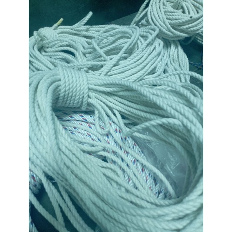 TALI TAMBANG BAHAN KAIN 6MM /TALI TAMBANG BAHAN KATUN / TALI TAMBANG GURALON / TALI TAMBANG MOBIL