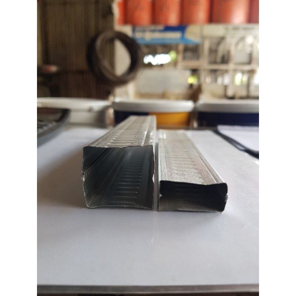 Besi Hollow Galvanis 4x4/ 2x4 0,35 mm/ Holo Plafon PVC 4 x 4/ 2 x 4 0.35mm 0,35mm