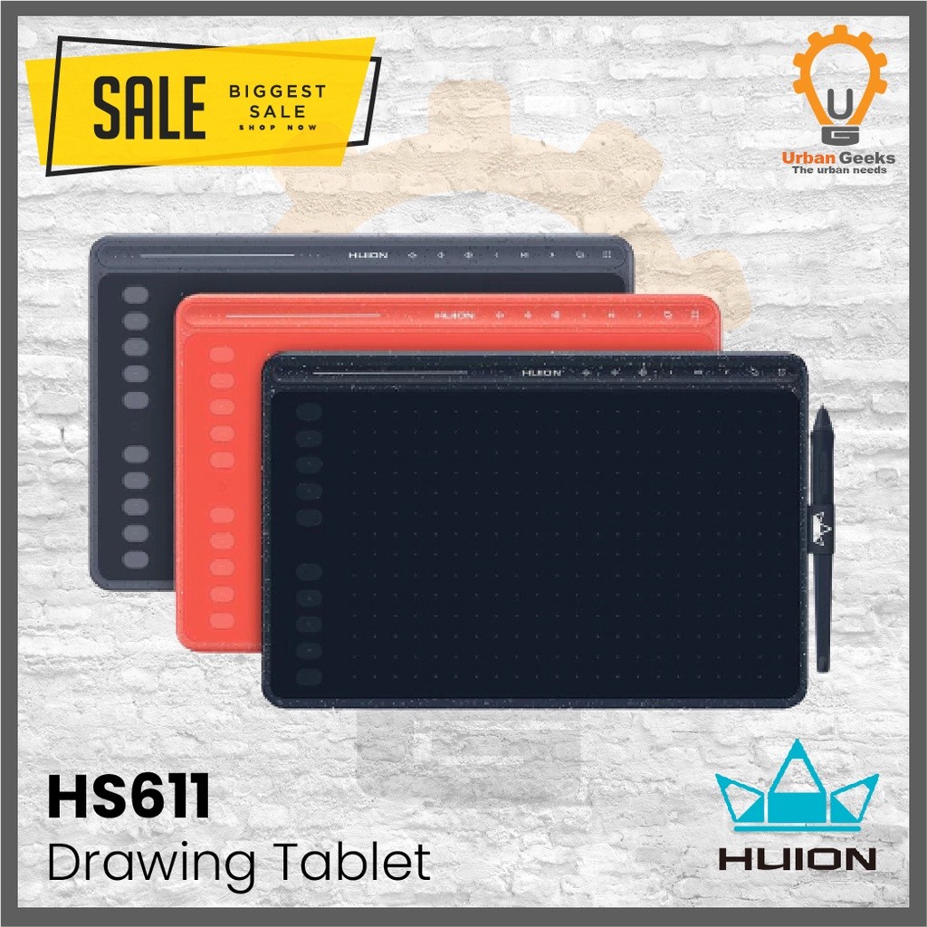 Huion HS611 Graphics Drawing Animasi Digital Pen Animation