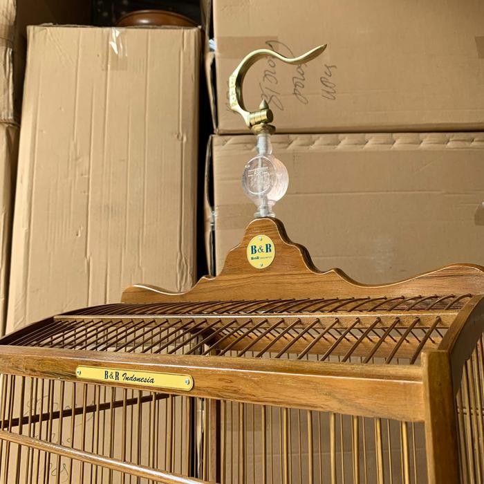 Sangkar Kandang Burung Kotak No 1 & 2 BNR Kotak Jati Premium Original