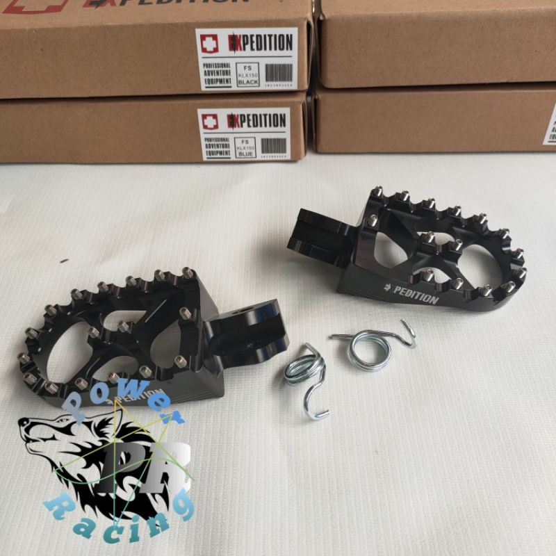 Foot Step Crf 150 L Expedition Full Cnc Injakan kaki Depan trail/Cross crf 150