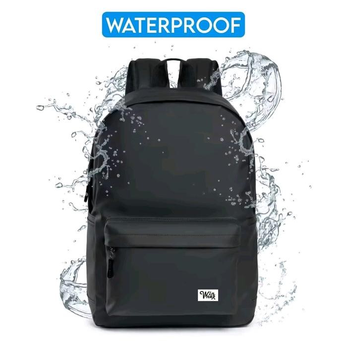 ASLI Tas Ransel Sekolah Pria Wanita Wateroof Unisex Tas Ransel Cowok Cewek Wateroof Tas Sekolah Sma