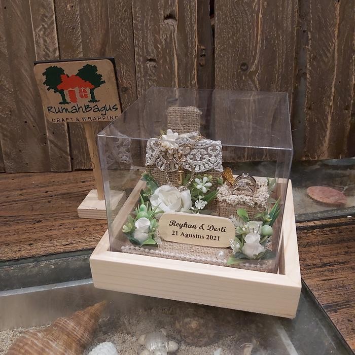 Kotak mahar perhiasan Rustic 16138