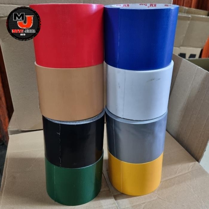 

Lakban Kain Warna KM Cloth Tape Uk 4inch