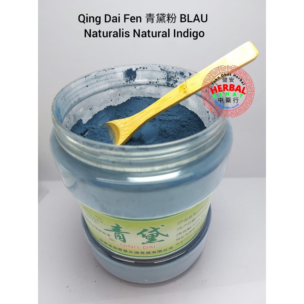 

Qing Dai Fen BLAU - Naturalis Natural Indigo Powder Bubuk TEPUNG PREMIUM