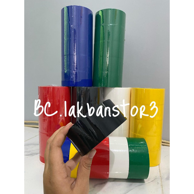 

Lakban warna warni (Per slop/6pcs) 45mm x 72 yard startape