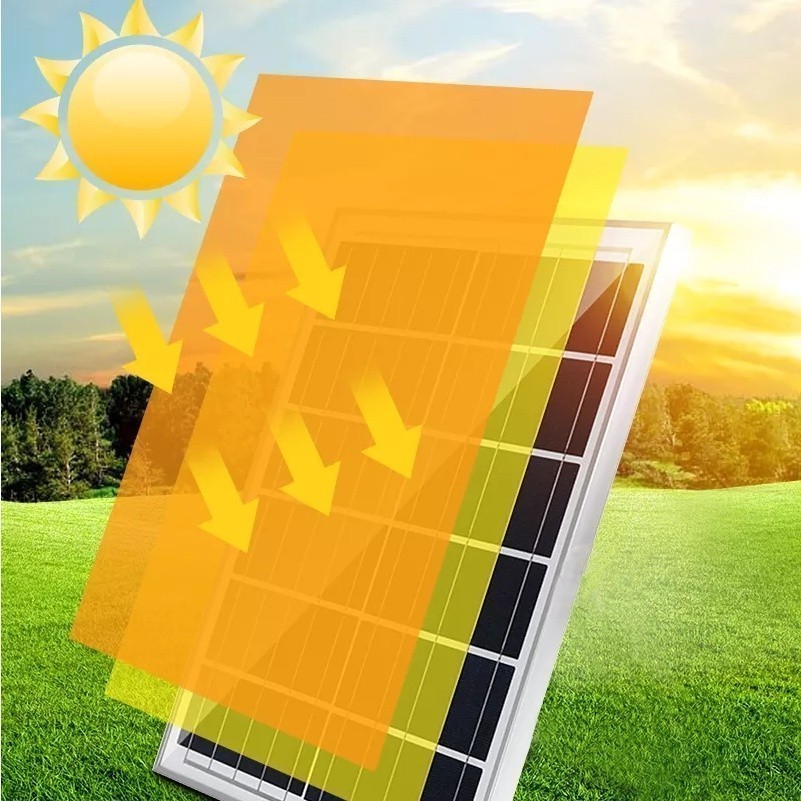 100WSolar Panel Panel Surya Pembangkit Listrik Tenaga Surya With Pengontr Tenaga Surya Outdoor