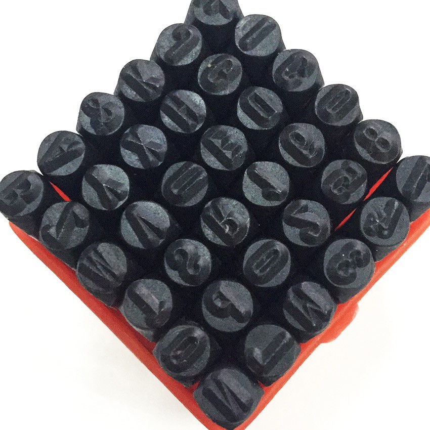 

Nomor 0-9 Letter A-Z Paket Set Lengkap Alat Ketok Angka dan Ketok Huruf ukuran 4mm Steel Stamp
