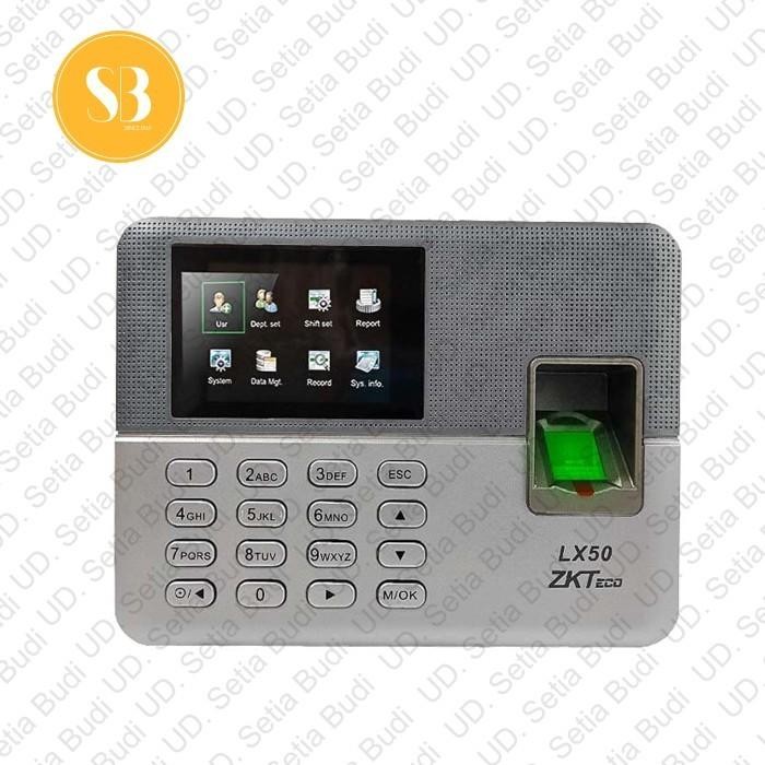 TERLARIS Mesin Absensi Sidik Jari Fingerprint ZK Teco LX50