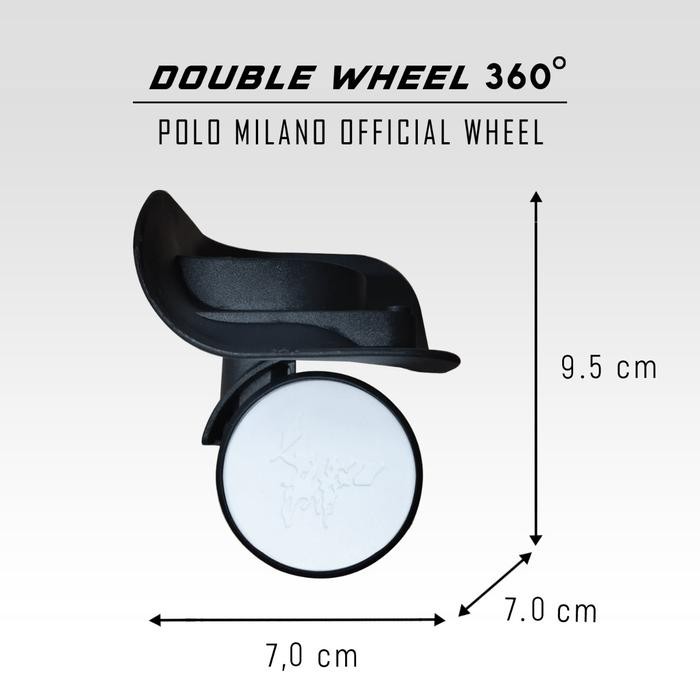 PART KOPER : RODA 360 DERAJAT SET 1 KOPER OFFICIAL MILANO