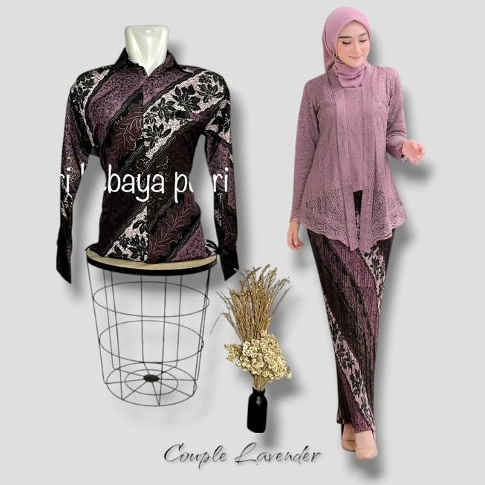 Setelan Couple Kebaya Kutu Baru Batik Couple Kebaya Wisuda Kebaya Ern Baju Kondangan Keluarga Kebaya
