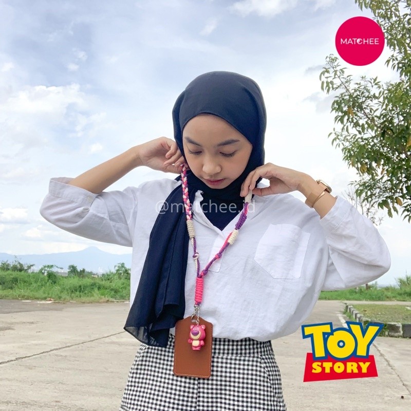 

[READY]Macrame Lanyard Name Tag ID Card Toy Story Series