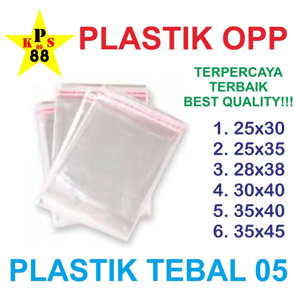 OPP TEBAL 05 / PLASTIK OPP TEBAL 05 / PLASTIK PACKING TEBAL 05