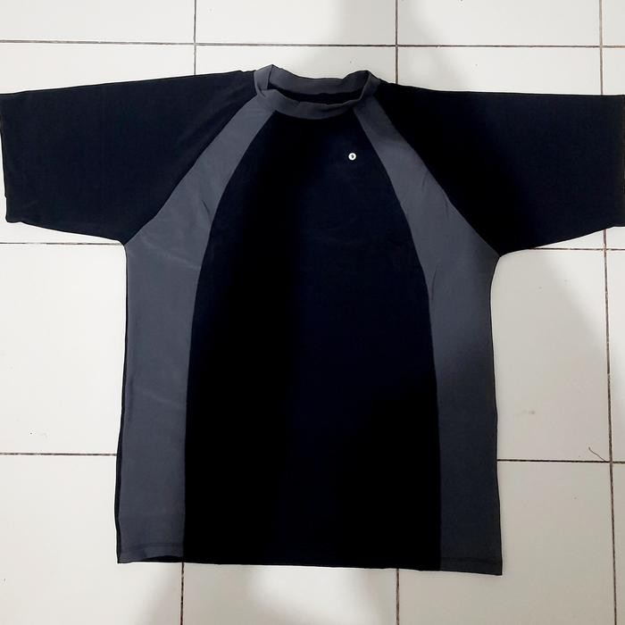 Baju Renang Jumbo Lengan Pendek 6L Pria Wanita Atasan Renang Jumbo Premium Lycra Unisex Baju Renang