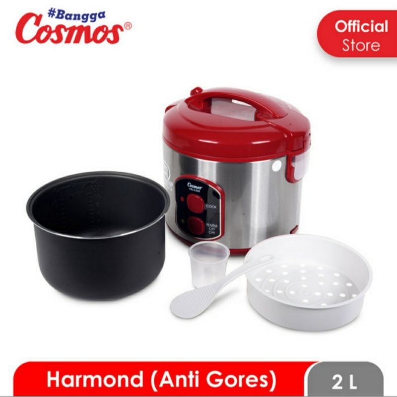 Rice Cooker Cosmos Harmond CRJ 6368 2 Liter Anti Gores Magic Com Cosmos 6368 Harmond Anti Gores WE