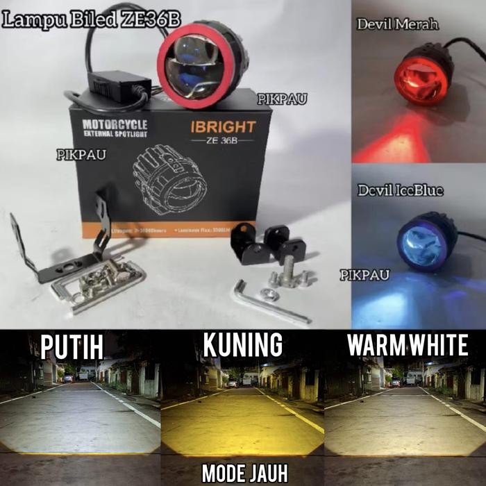 Ibright Lampu Tembak Biled Laser Ze36B Original 5 Kabel