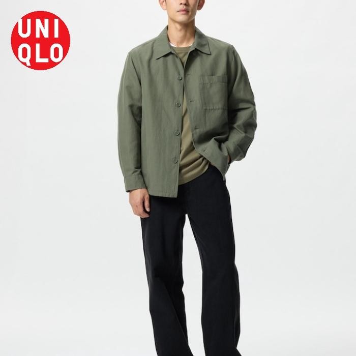 BEST SELLER Overshirt Jaket kemeja Luaran Jersey UNIQLO ORIGINAL ASLI