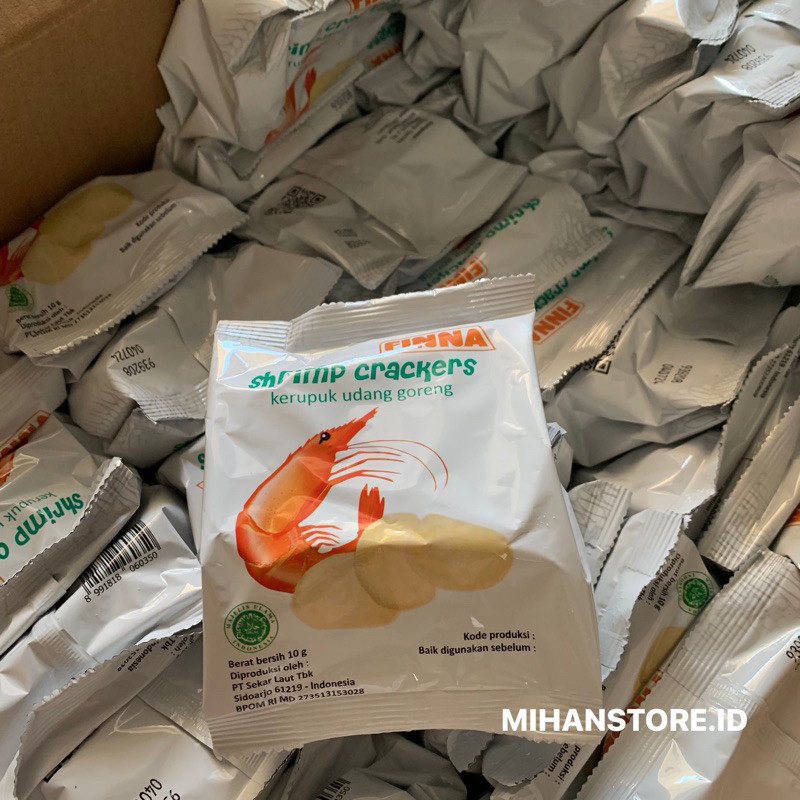 

Lovely Back - Finna Kerupuk Udang Matang 10 gr (Paket 60 Pack)