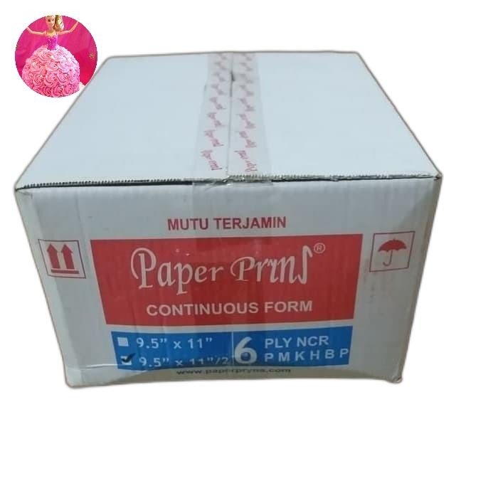 

Continuos Form 6 Ply Paper Prins 91/2" x 11