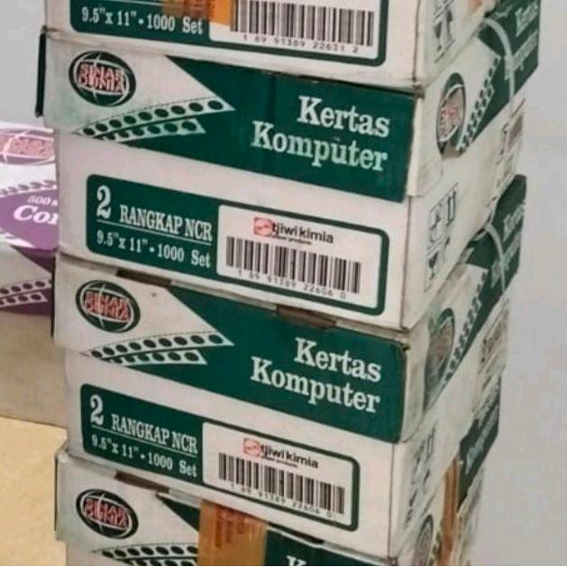 

kertas continuous form 2 ply 9.5 x 11 sinar dunia