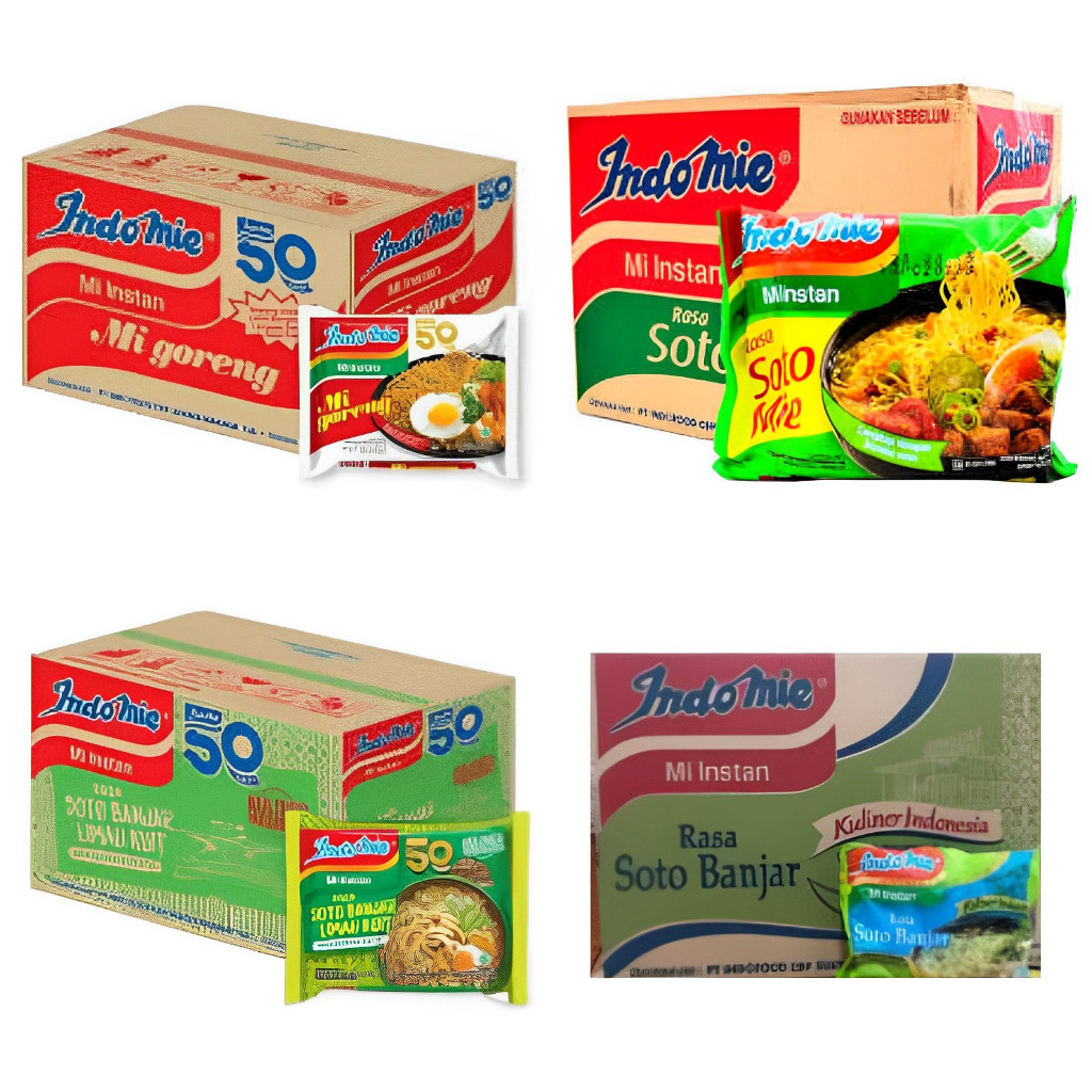 

Csp - KALSEL INDOMIE SELERAKU 1 DUS MIE INSTAN GORENG KUAH SOTO BANJAR LIMAU KUIT SOTO REQUEST 40