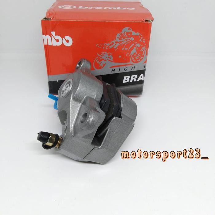 Kaliper Brembo 2 piston Bahan Cnc Big LOGO Thailand 1 Pin SLIM