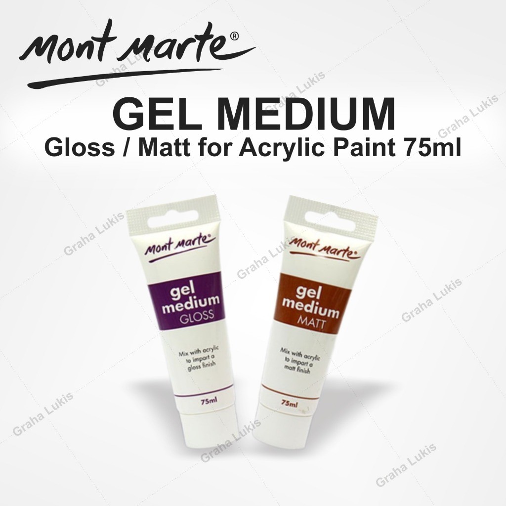 

Mont Marte Gel Medium Gloss / Matt for Acrylic Paint 75ml