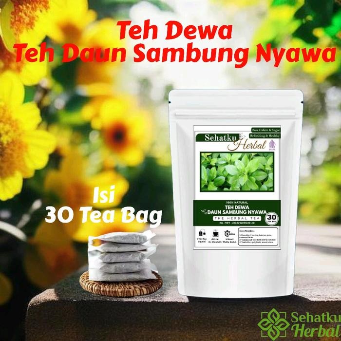 

Teh Daun Dewa/Teh Daun Sambung isi 30 tea bag Minuman Herbal nyawa