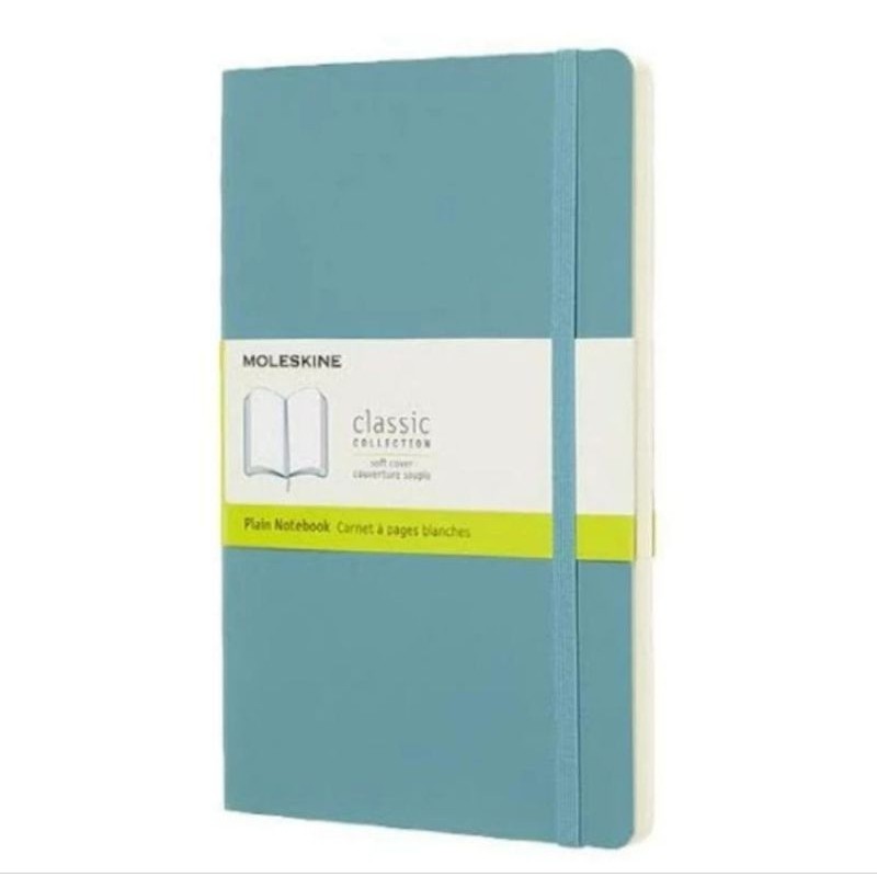 

Moleskine Plain Notebook Turquoise - Soft Cover 774