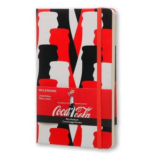 

Moleskine Plain Notebook Coca Cola Limited Edition 774