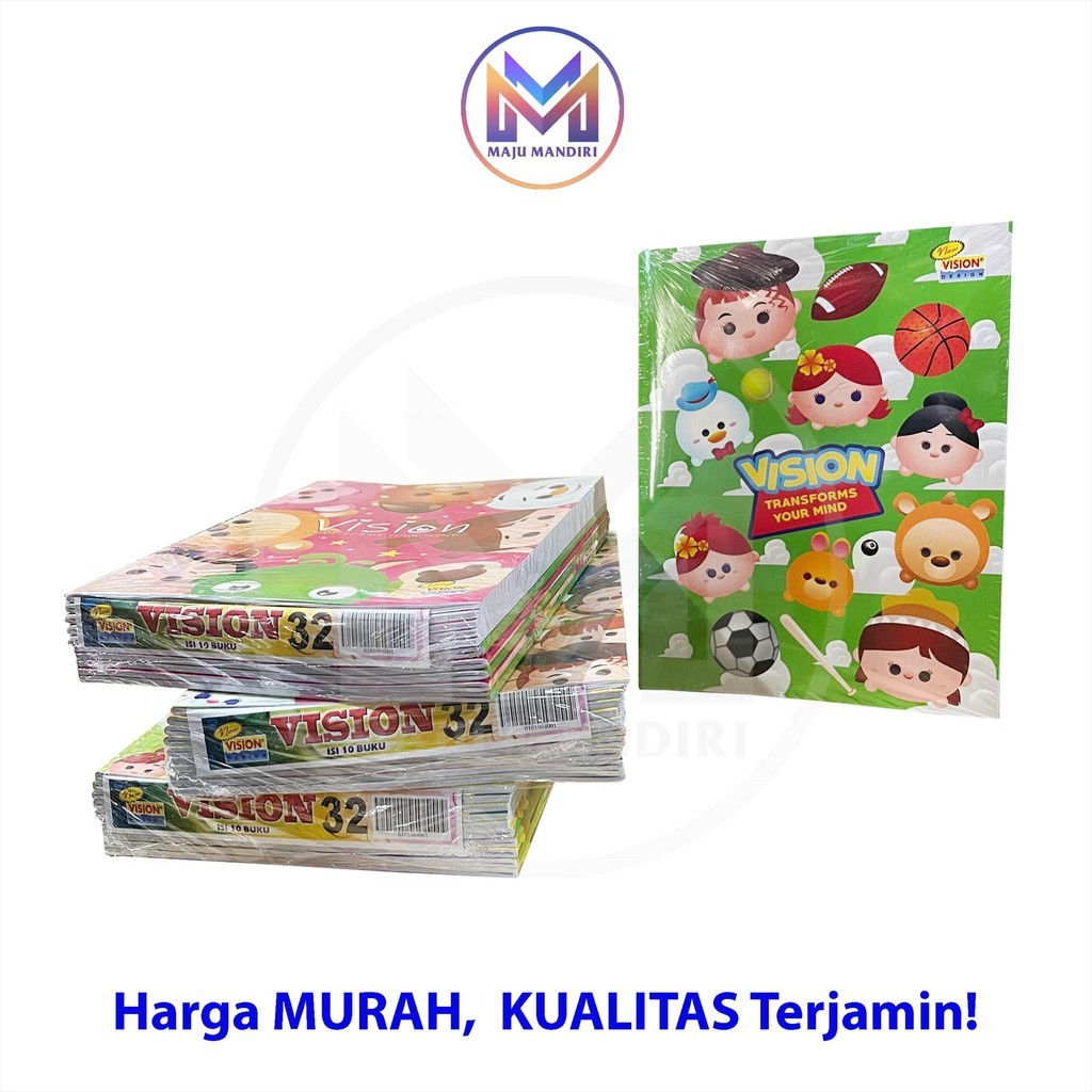 

Buku Tulis Vision 32 Lembar / TK SD Buku Catatan