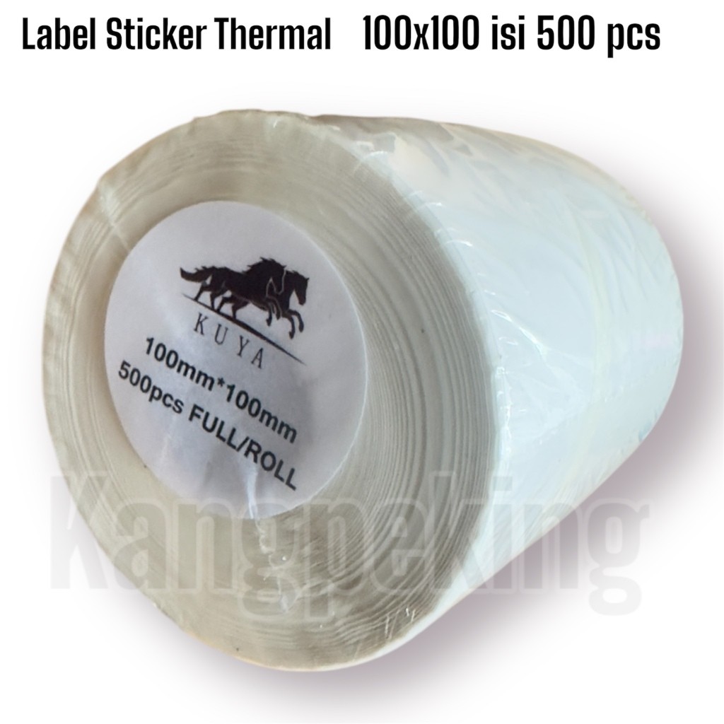 

Label Sticker Thermal 100X100 isi 500 pcs HARGA MURAH