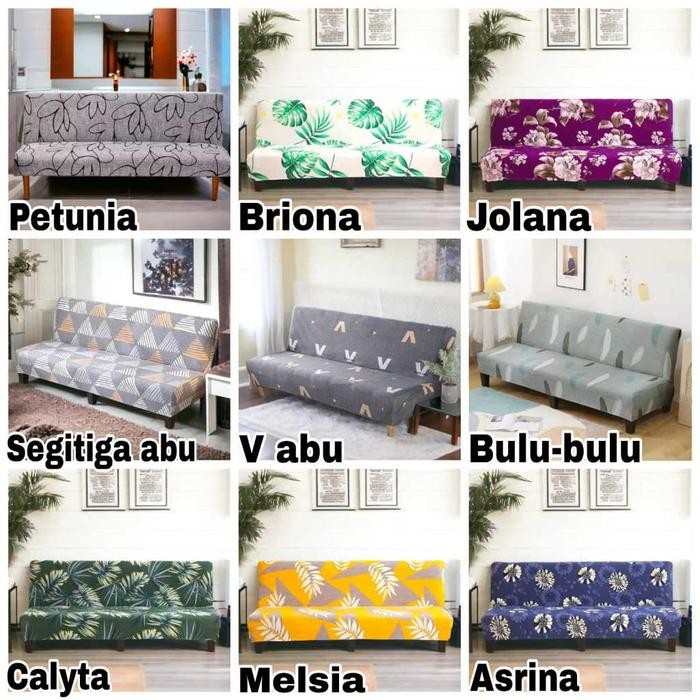 Cover Sofa Bed INFORMA Stretch-Sarung PENUTUP Sofa Bed ELASTIS