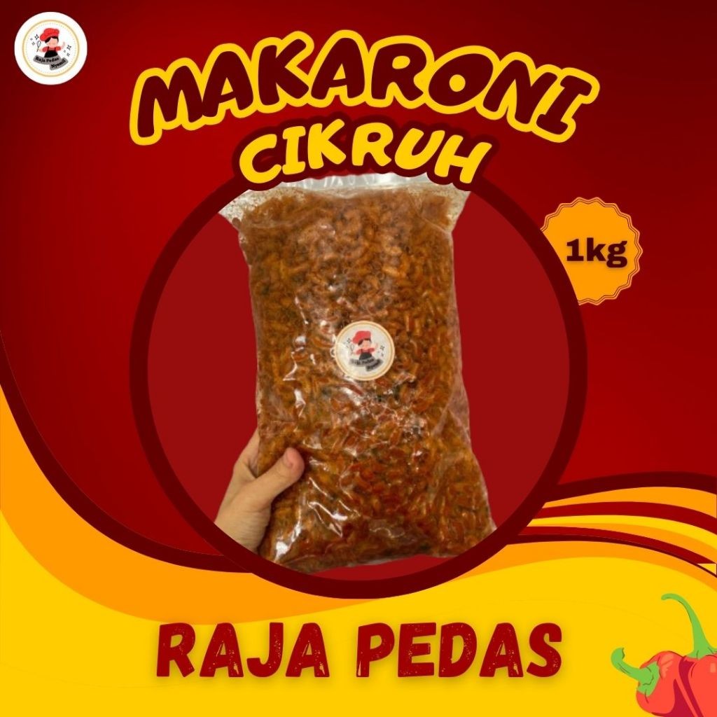 

WHYN!! Makroni cikruh 1 KG pedas daun jeruk pedas,extra pedas gurih