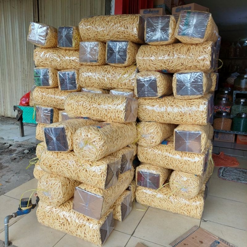 

WHYN!! 1 BAL 1.8 KgTELUR GABUS KEJU DD / CENDOL KEJU DD ASLI / SNACK KILOAN MURAH/ ALMA.SNACK