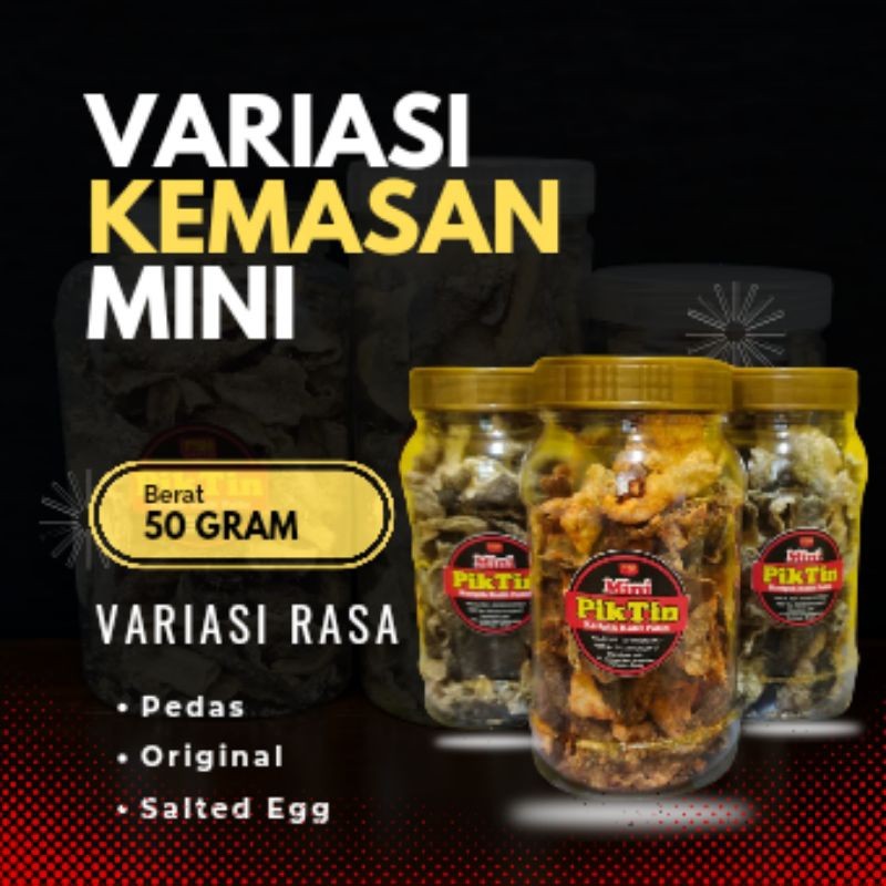 

WHYN!! Paket 3 PCS Mini Piktin Keripik Kulit Ikan Patin