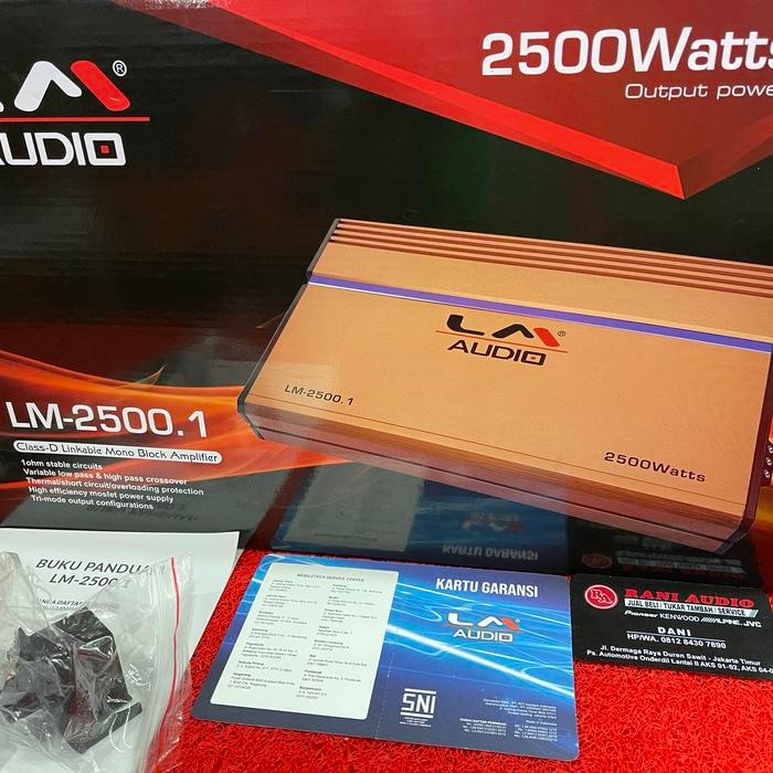 PREMIUM Power Monoblock LM AUDIO LM-2500.1 Class D