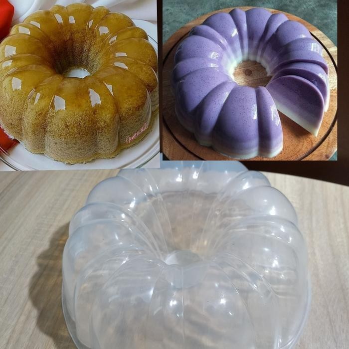 PREMIUM Loyang Puding Plastik Cetakan Agar 20cm