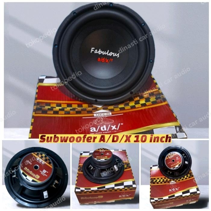 PREMIUM Subwoofer ADX 10inch - Double Coil Voice - Dinasti Audio