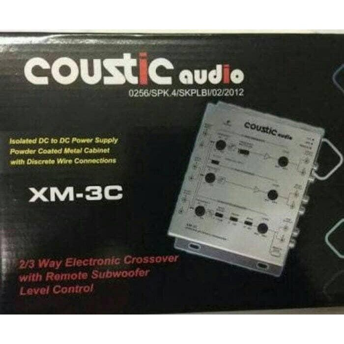 PREMIUM CROSSOVER COUSTIC AUDIO XM-3C QBASS 3 WAY CROOM