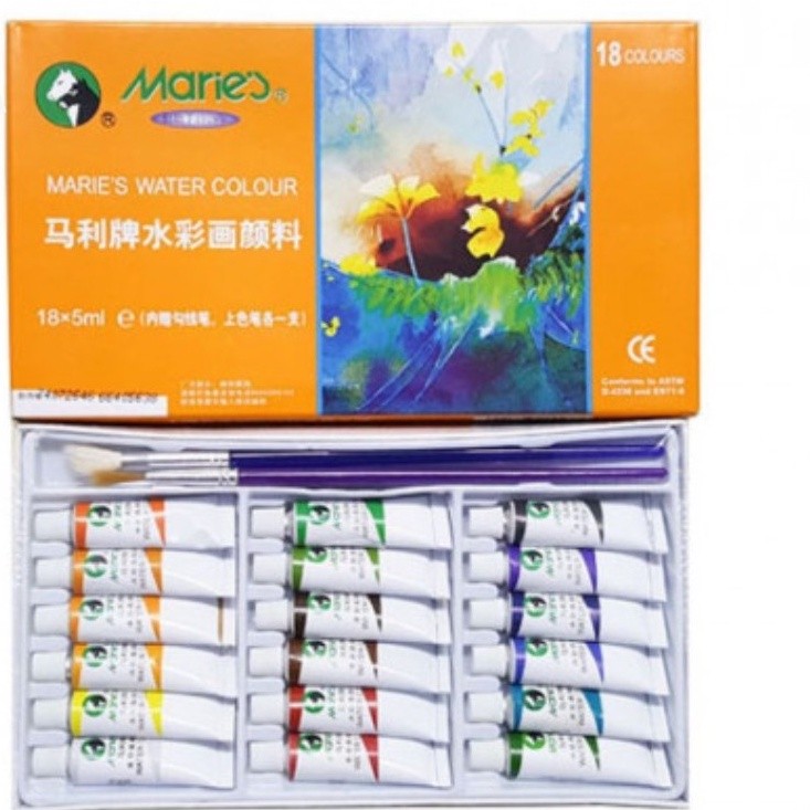 

WATER COLOUR CAT AIR MARIES 18 COLOURS E1327