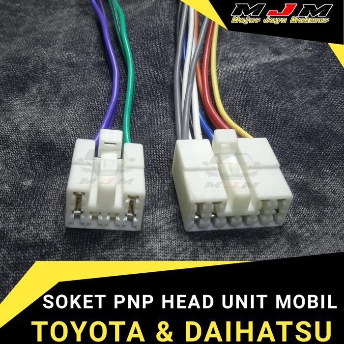 PREMIUM SOKET cowok tape HU mobil TOYOTA / SOCKET cowok tape HU mobil TOYOTA