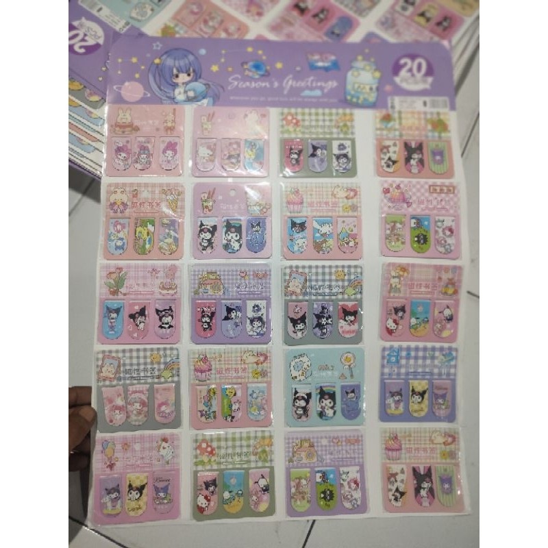 

Pembatas Buku Lembaran 3 x 20pc