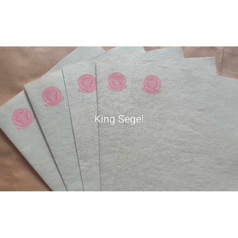 

Kertas Segel Tahun 1990 Double Asli
