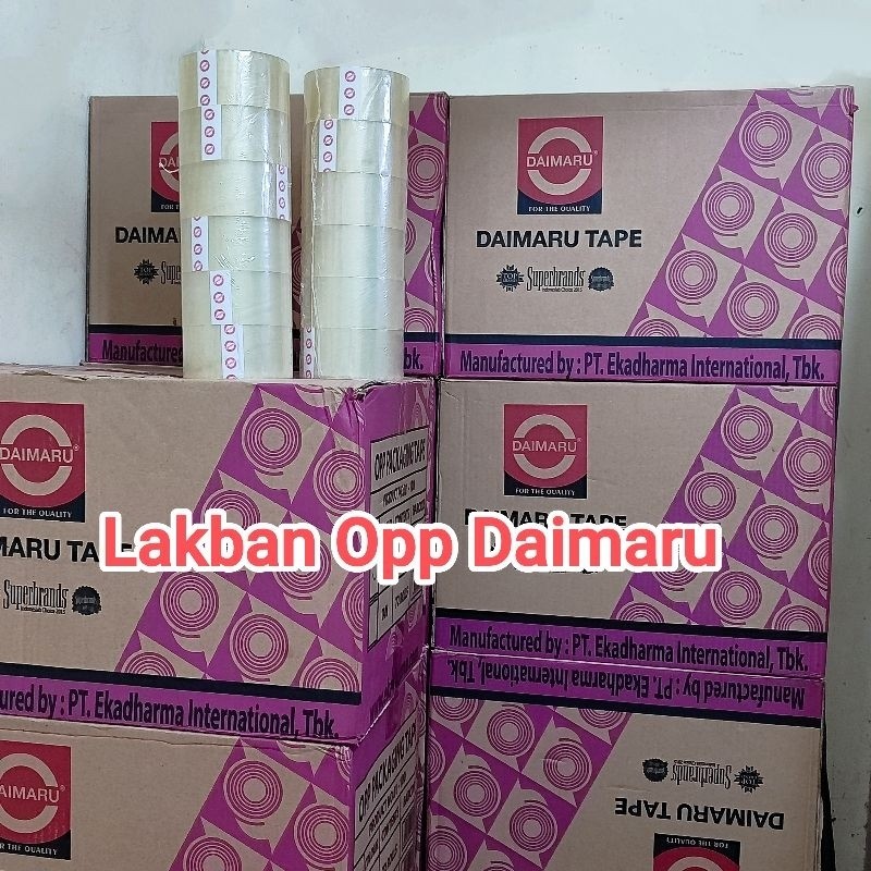 

1 Slop Lakban Bening 2 Inch 90 Yard BC DAIMARU isi 6 Roll