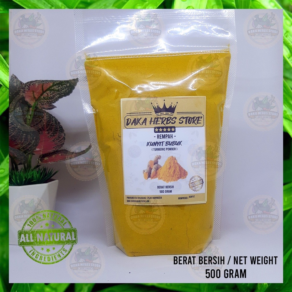 

Bubuk Kunyit tanpa campuran (500 Gram)